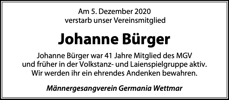 Johanne Bürger